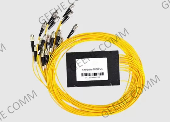 Divisores ópticos FTTH del modo 1×16 del divisor del PLC del ABS de la fibra de Corning solos