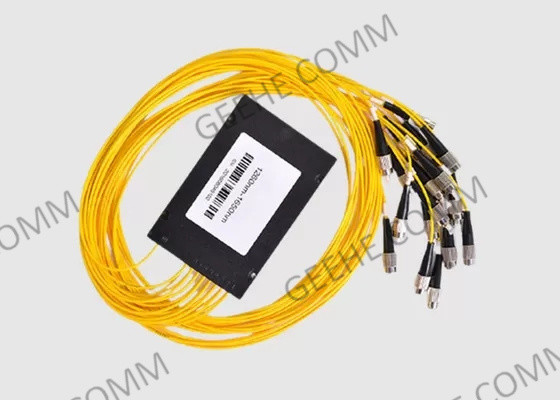 Divisores ópticos FTTH del modo 1×16 del divisor del PLC del ABS de la fibra de Corning solos
