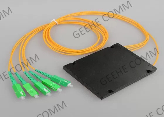 SC óptico APC del casete del divisor de la fibra del PLC 1x4