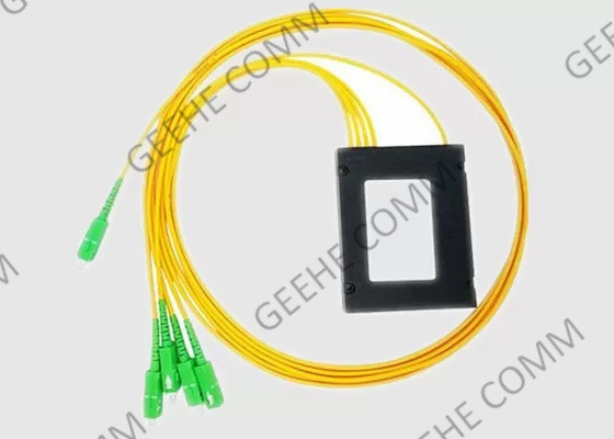 SC óptico APC del casete del divisor de la fibra del PLC 1x4