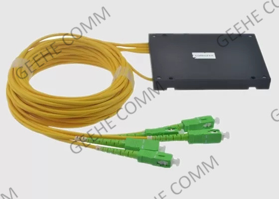 SC óptico APC del casete del divisor de la fibra del PLC 1x4