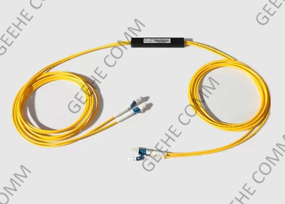 Los ABS mecanografían el divisor del Plc del LC APC 1550nm el 1m 2×2 1x2