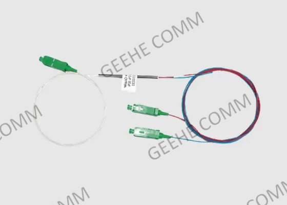 Tipo estándar del acoplador 1310nm 1550nm el 1M Fiber Long 900um de la fibra 1X2 del SM