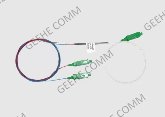 Tipo estándar del acoplador 1310nm 1550nm el 1M Fiber Long 900um de la fibra 1X2 del SM