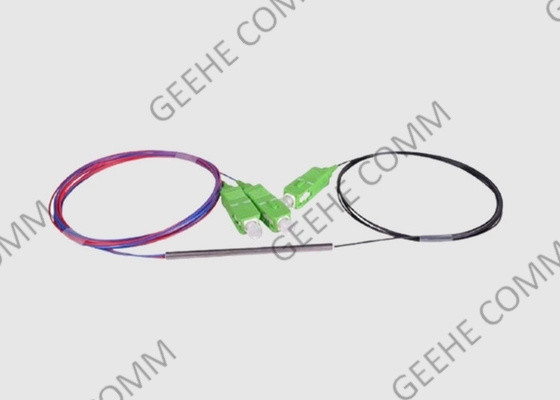Divisores ópticos del acoplador ultra pequeño del cable de fribra óptica de la chaqueta 1×2 980 del solo modo 2m m
