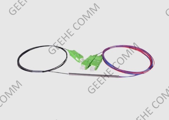 Divisores ópticos del acoplador ultra pequeño del cable de fribra óptica de la chaqueta 1×2 980 del solo modo 2m m