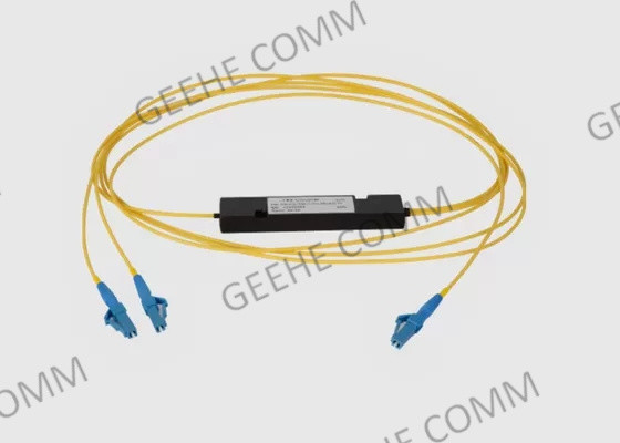 acoplador de la fibra 1X2/divisor fundidos con varios modos de funcionamiento 3.0m m con los conectores de SC/APC