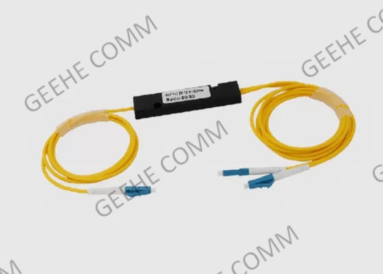 acoplador de la fibra 1X2/divisor fundidos con varios modos de funcionamiento 3.0m m con los conectores de SC/APC