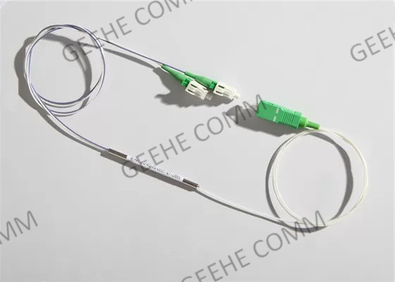 1× 2 acoplador del cable de fribra óptica del solo modo 30/70 Y