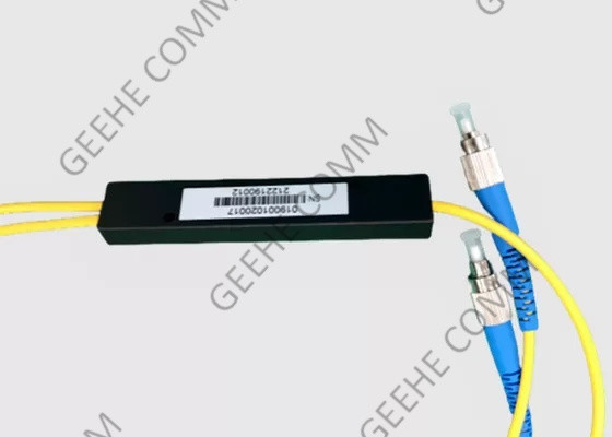 Divisor 1310nm 1490nm 1550nm de la fibra FBT de la ventana del 1:99 de 1×3 FC/APC tri