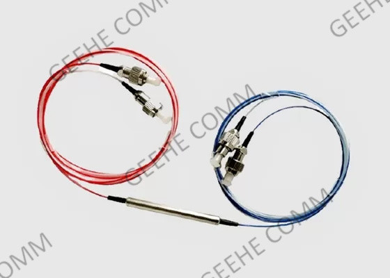 El divisor del solo modo 2X2 FC/APC FBT se dobla fibra de la ventana 0.9m m con el tubo flojo