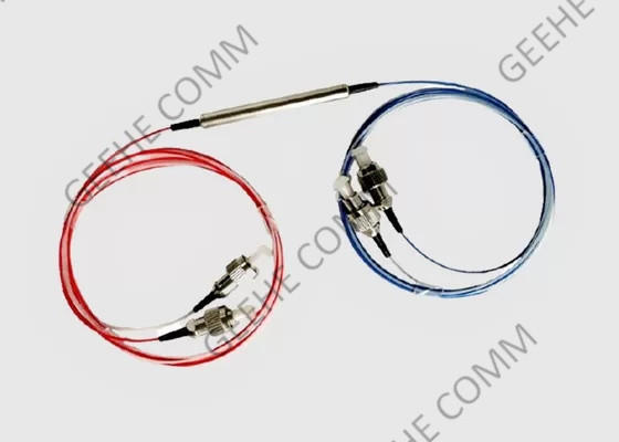 El divisor del solo modo 2X2 FC/APC FBT se dobla fibra de la ventana 0.9m m con el tubo flojo