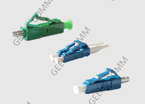 Conector a una cara de la fibra óptica del duplex 50/125 2.0m m LC