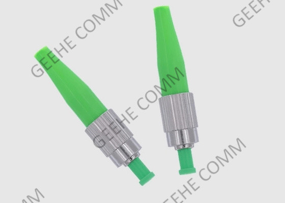 Conector a una cara de la fibra óptica del solo modo FC APC para los cordones de remiendo