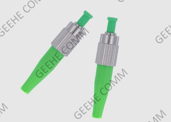 Conector a una cara de la fibra óptica del solo modo FC APC para los cordones de remiendo