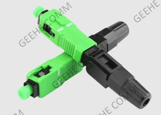 Conector rápido estándar de la fibra óptica de la PC del SC del solo modo 3.0m m
