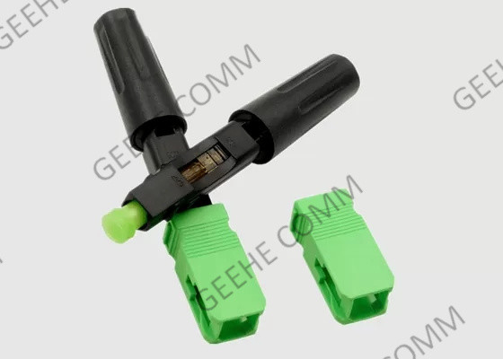 Conector rápido estándar de la fibra óptica de la PC del SC del solo modo 3.0m m