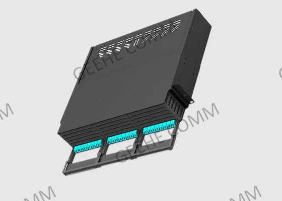 soporte de estante 2U MPO al panel de remiendo de la base HD del LC 288