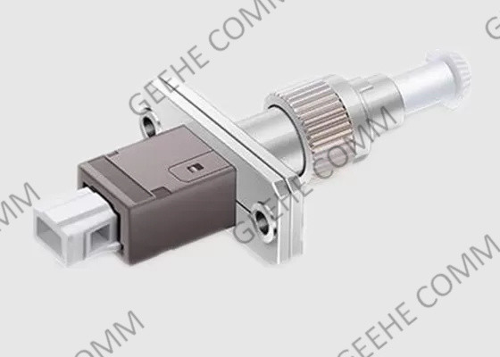 Hembra de FC al adaptador a una cara femenino del cable de fribra óptica de MU FTTH