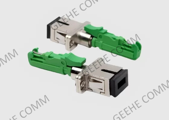 E2000/APC al adaptador a una cara híbrido del cable de fribra óptica E2000 de SC/UPC SM