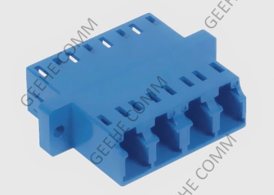 Adaptadores de cerámica de la fibra óptica de LC-LC OS1 del acoplador unimodal a dos caras del patio