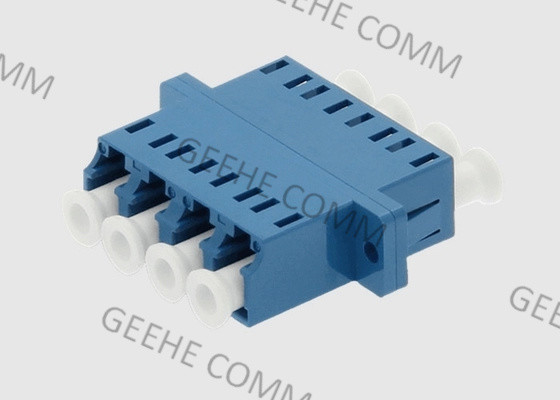 Adaptadores de cerámica de la fibra óptica de LC-LC OS1 del acoplador unimodal a dos caras del patio