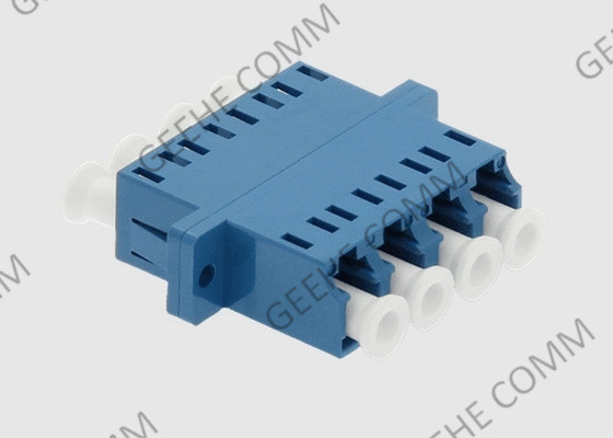 Adaptadores de cerámica de la fibra óptica de LC-LC OS1 del acoplador unimodal a dos caras del patio