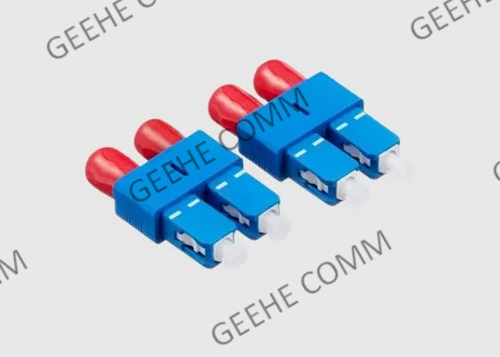 Conector híbrido a dos caras femenino de la fibra del adaptador SM de la fibra óptica del varón FC del SC