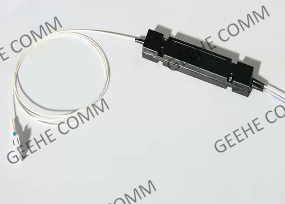 Acoplador del WDM de la fibra óptica de la fibra 1×2 del solo modo 1550nm P.M.