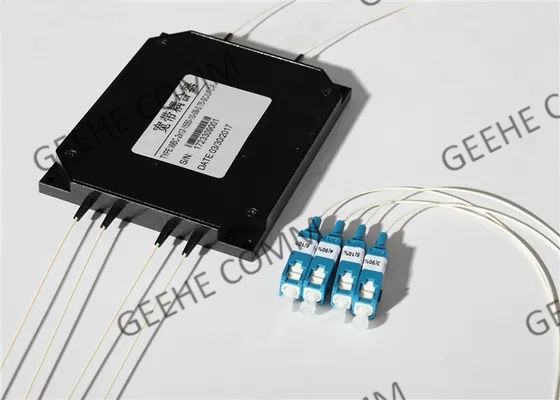 2×4 la fan hacia fuera 1480nm fundió el módulo del WDM de la fibra óptica