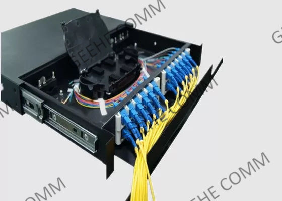 12 el panel de remiendo de fibra óptica portuario de SC/UPC LC/UPC