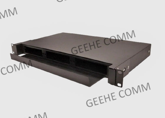 24 placas frontales portuarias vacía del panel de remiendo del ST de la fibra del simplex 24