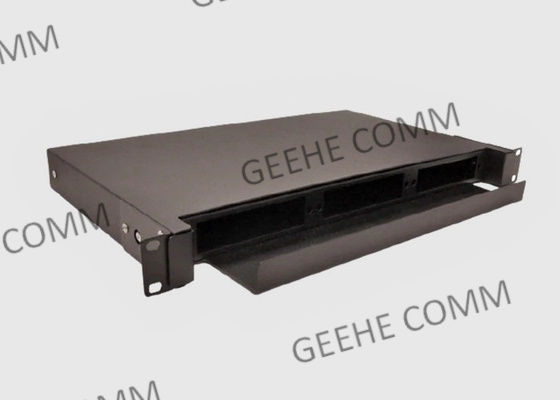 24 placas frontales portuarias vacía del panel de remiendo del ST de la fibra del simplex 24