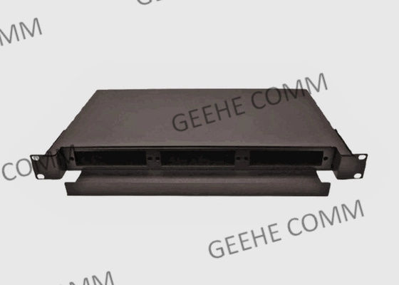 24 placas frontales portuarias vacía del panel de remiendo del ST de la fibra del simplex 24