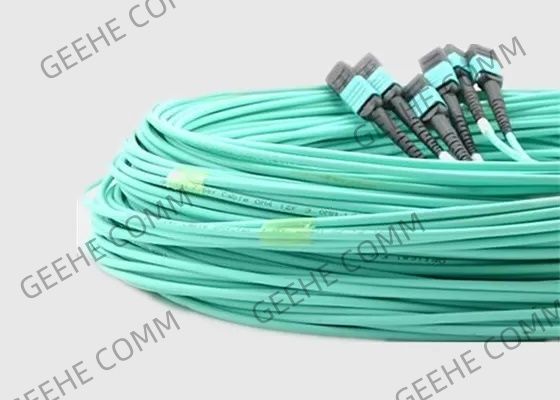8 base con varios modos de funcionamiento 100G OM4 10m MPO al cable de la fibra de MPO