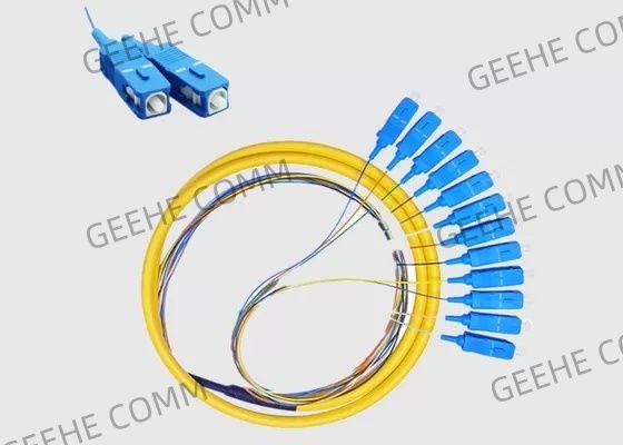 El SC UPC 12 quita el corazón a la coleta del cordón de remiendo de G652D G657A1