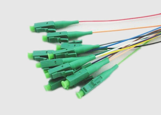 12 coleta estándar de la fibra óptica del soporte OS2 LC APC 9/125μm