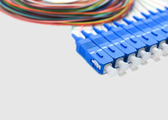 Coletas multi al aire libre de la fibra óptica del SC de la fibra el 1m de la base 12