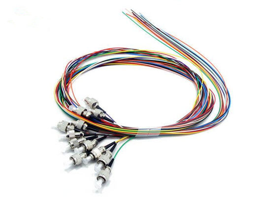 12 el color de la fibra 12 aviva hacia fuera la coleta de FC los 2M Single Mode Fiber