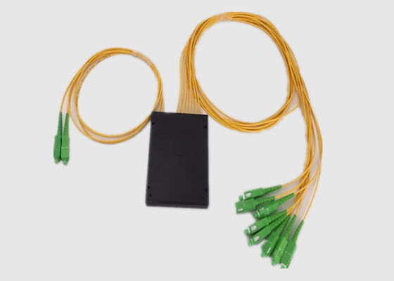 50/50 divisor de fibra óptica 2×8