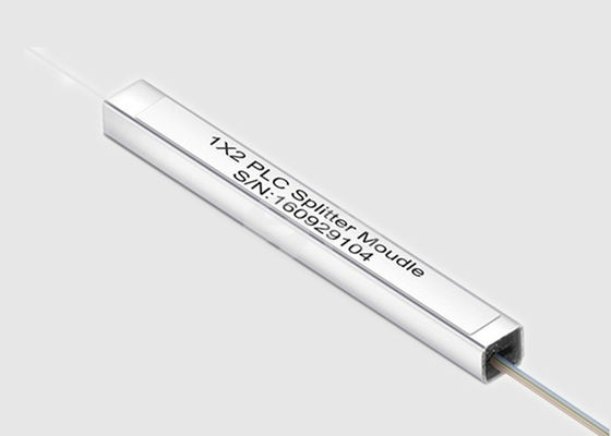 Tipo de acero divisor desnudo del tubo del PLC 1x4 de FTTH