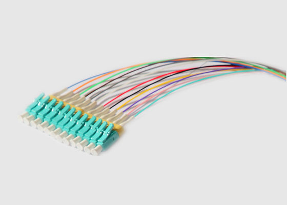 El modo multi 12 quita el corazón 0.9m m MPO al cable del desbloqueo del LC