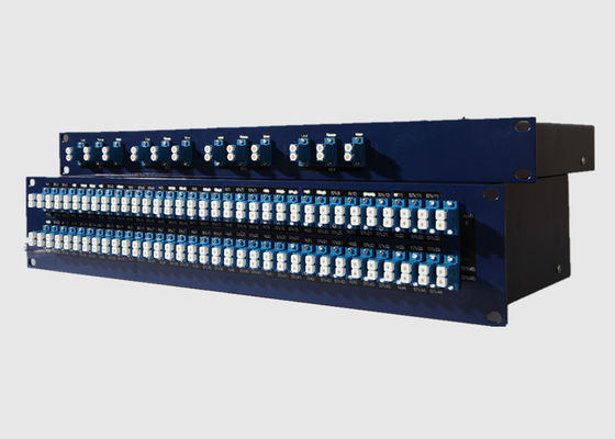 19 el panel de remiendo a dos caras portuario de la pulgada 2U 96 con varios modos de funcionamiento LC