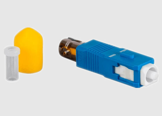 ST a una cara al adaptador de la fibra del SC