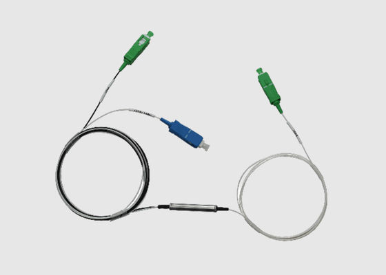 Acoplador 1310nm 1490nm 1550nm del WDM de la fibra óptica 1×2 para PON EDFA