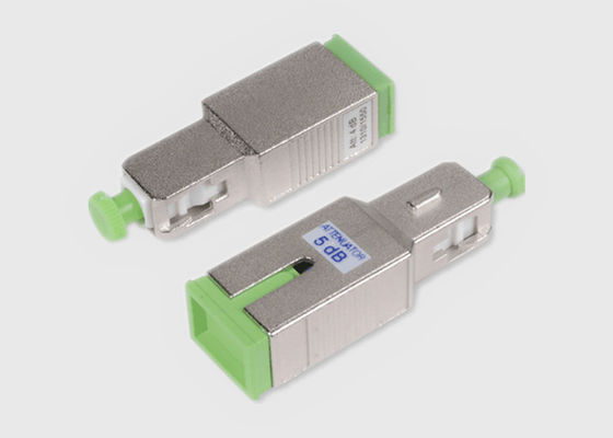 Hembra fija del solo modo del atenuador de la fibra óptica de SC/APC al varón 5dB