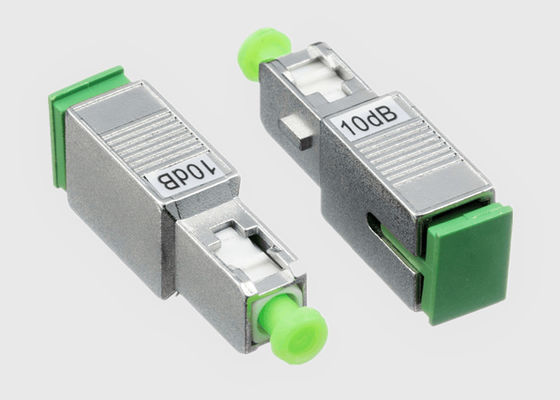 Hembra fija del solo modo del atenuador de la fibra óptica de SC/APC al varón 5dB