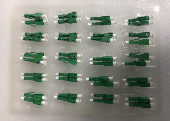 Tipo unimodal atenuador del enchufe de FTTH 12dB LC APC de la fibra