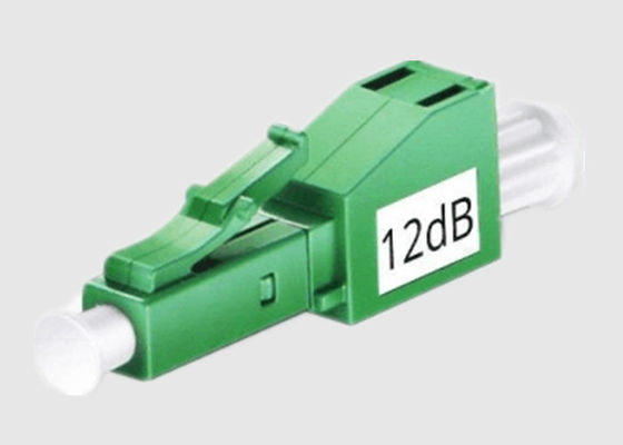 Tipo unimodal atenuador del enchufe de FTTH 12dB LC APC de la fibra