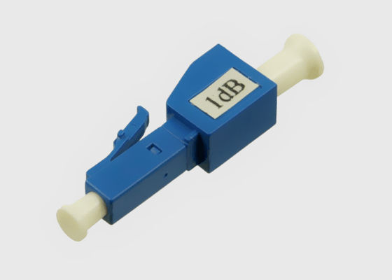 Solo modo de 0db 1db 2db LC UPC del atenuador hembra-varón de la fibra óptica